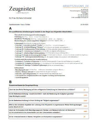 BeispielZeugnis Thumbnail